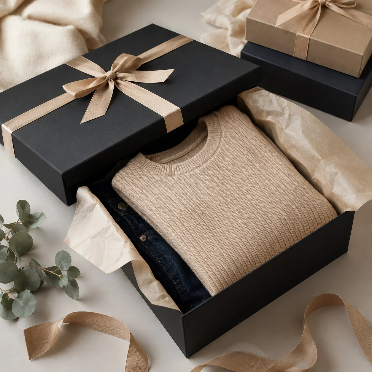 apparel gift boxes