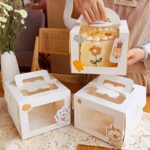 cake boxes with window